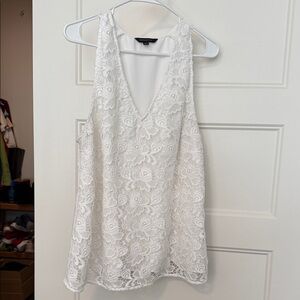 Banana Republic Factory White Lace Camisole